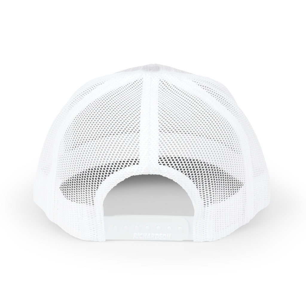 Senior Cyber Shield Logo Trucker Hat | Richardson 112 Adjustable Snapback Cap