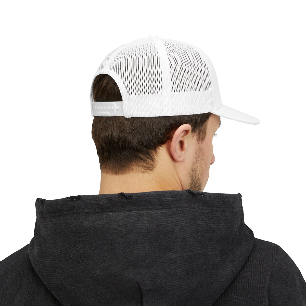 Senior Cyber Shield Logo Trucker Hat | Richardson 112 Adjustable Snapback Cap
