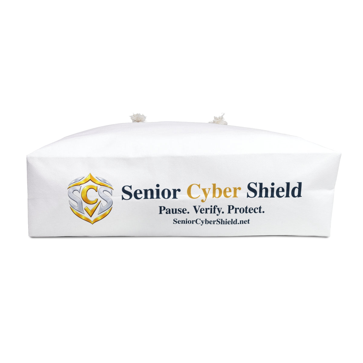 Senior Cyber Shield Weekender Tote Bag with Rope Handles, 24 × 13 Inches