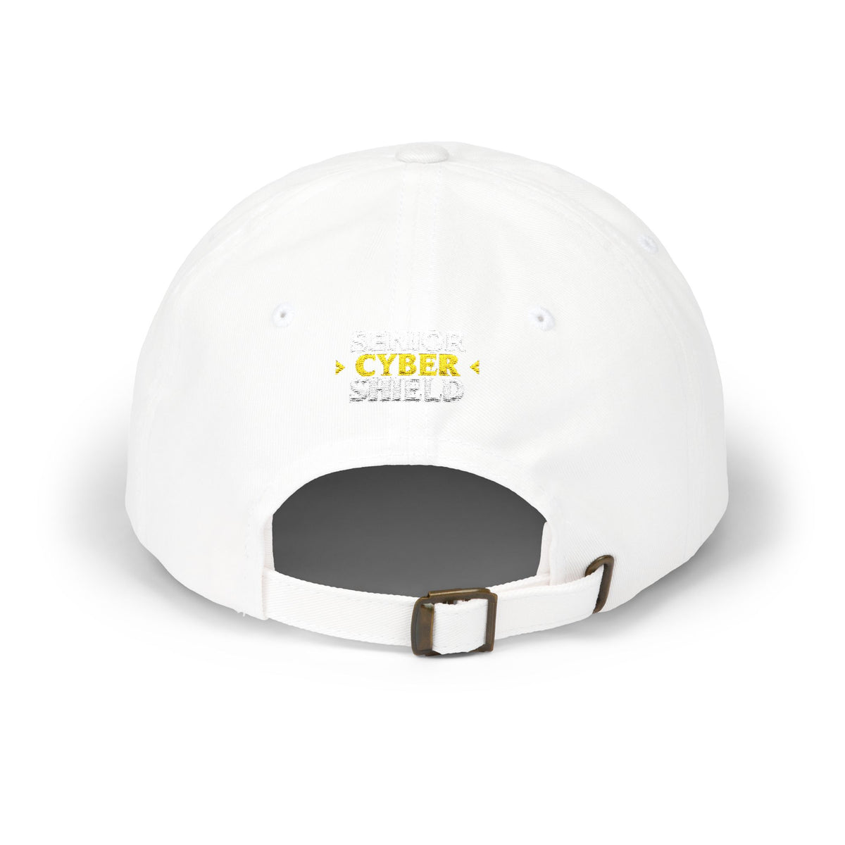 Classic Dad Cap — Embroidered Gold Crest Logo Baseball Hat