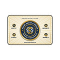 Scam-Proof & Proud Desk Mat – Senior Cyber Shield Mouse Pad | Scam Awareness Gift for Seniors, Grandparents & Home Office